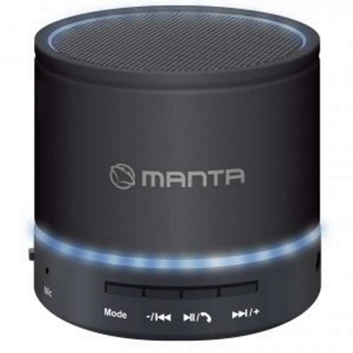 Manta zvučnik bluetoooth, 3w, fm radio, handsfree, microsd, crni spk411 pro bk slika 1