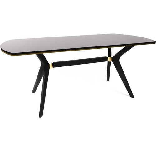 İkon - 1003 Brown 
Black
Gold  Dining Table slika 1