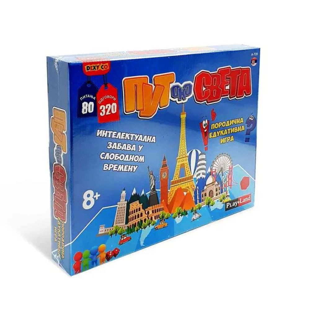 Pl720 Play Land Put Oko Svijeta Edukativna Igra Sr slika 1