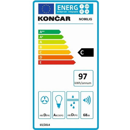 Končar otočna napa NO90LIG slika 2