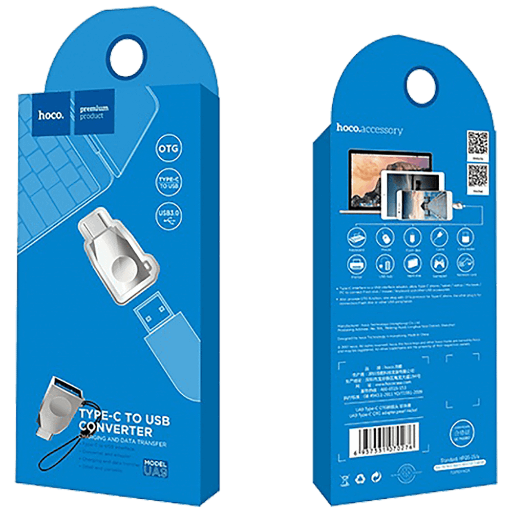 hoco. Adapter  USB type C na USB, OTG - UA9 Type C to USB slika 2