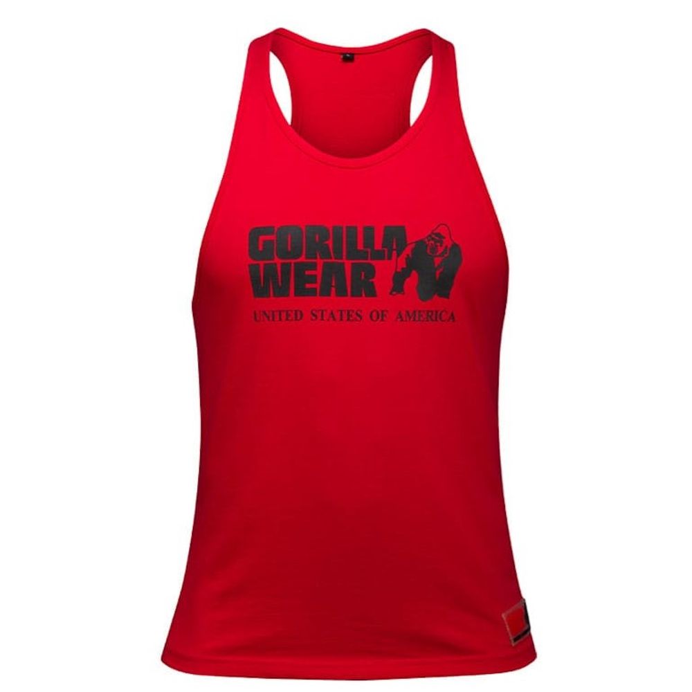 Gorilla Wear CLASSIC Majica bez rukava, Crvena slika 2