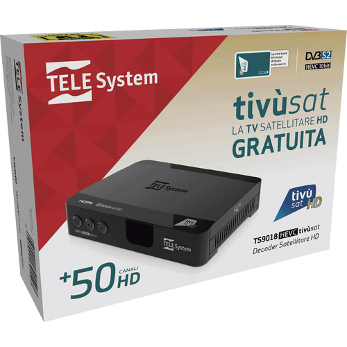TELE System Prijemnik satelitski, DVB-S/S2 sa tivùsat smart karticom - TS9018HEVC HD tivùsat slika 5