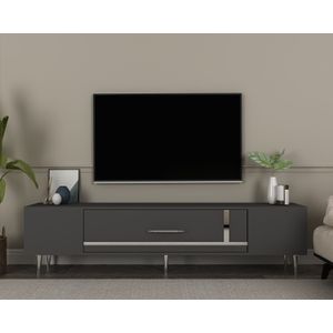 TV stalak Dekop1, boje antracit i srebrna