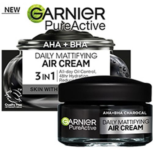 Garnier Pure Active Charcoal Air matirajuća krema protiv nepravilnosti 50ml slika 2