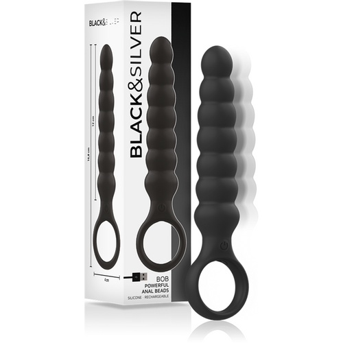 Black&amp;Silver Bob Analni Vibrator slika 1