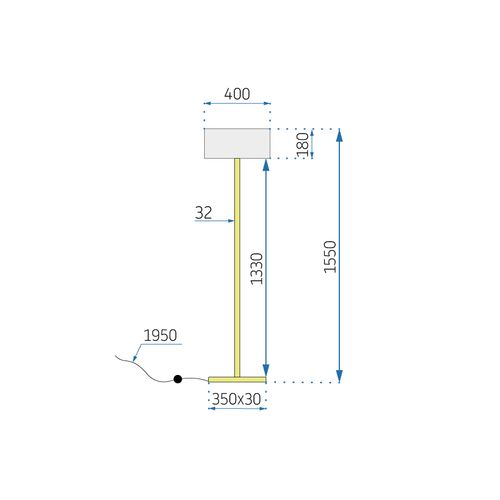 TOOLIGHT Podna svjetiljka App966-3F slika 5