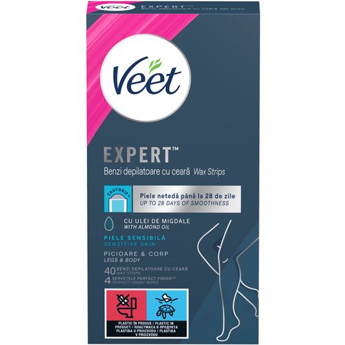 Veet Cold Wax Listići Sensitive 40 kom slika 1