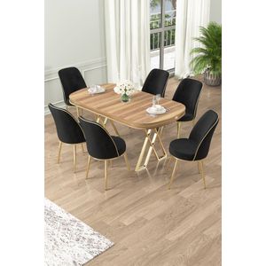 Set trpezarijskog stola i stolica (7 komada) - Lai