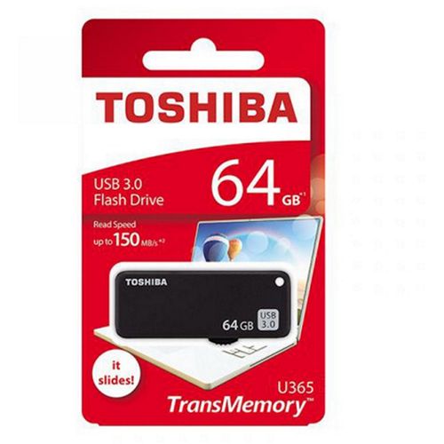 Memorija USB Toshiba Yamabiko 3.0 64GB crni U365 slika 1