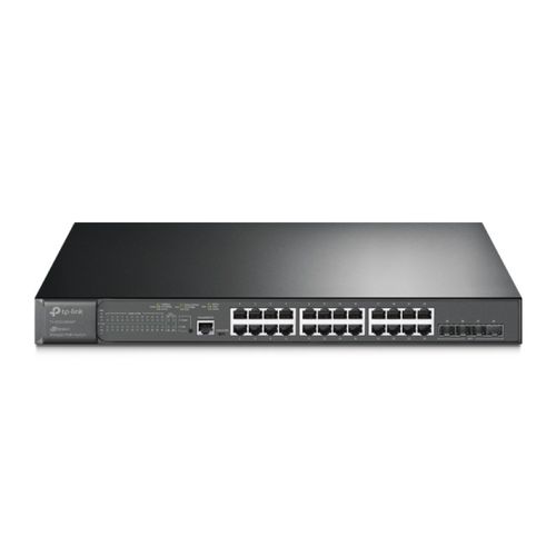 TP-LINK JetStream 24-Port Gigabit PoE+ Switch s 4-Port 10GE SFP+ L2+ slika 2