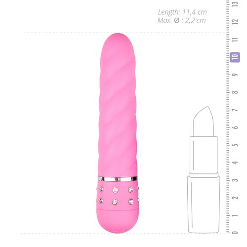 Love Diamond vibrator - roza slika 5