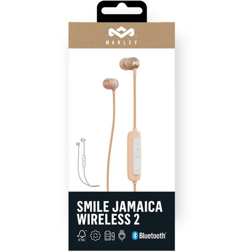 House of Marley slušalice Smile Jamaica Wireless 2 Copper, In-ear slika 7