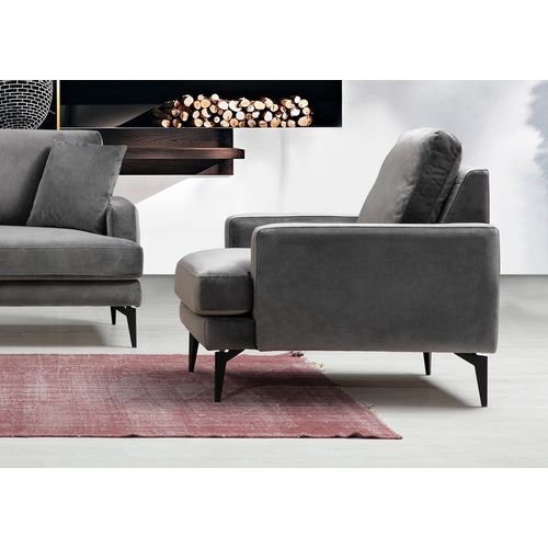 Atelier Del Sofa Fotelja wing PAPIRA antracit, Papira Armchair - Anthracite slika 1