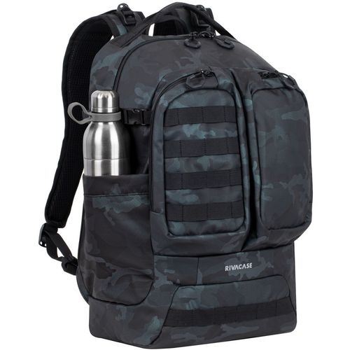 Ruksak RivaCase Sherwood 7661 Navy camo 32L Rucksack slika 7