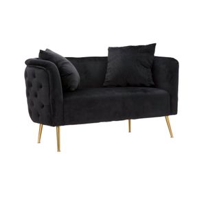 Mauro Ferretti Sofa Bucarest crni cm 127x74x71