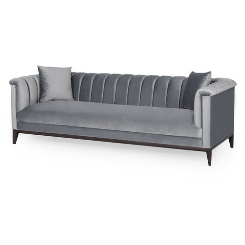Pera Grey 3-Seat Sofa slika 3