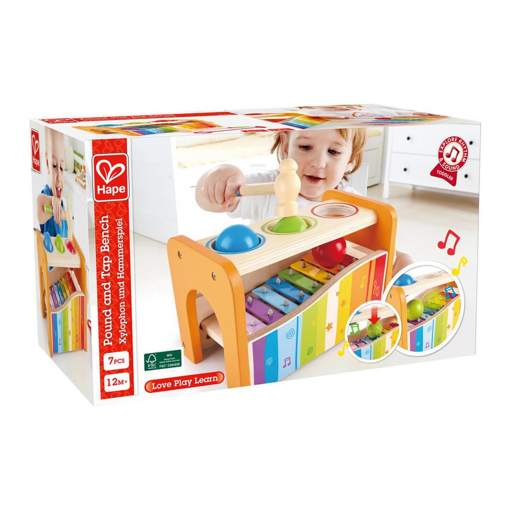 Hape Drvena igračka loptice i ksilofon E0305D  slika 5