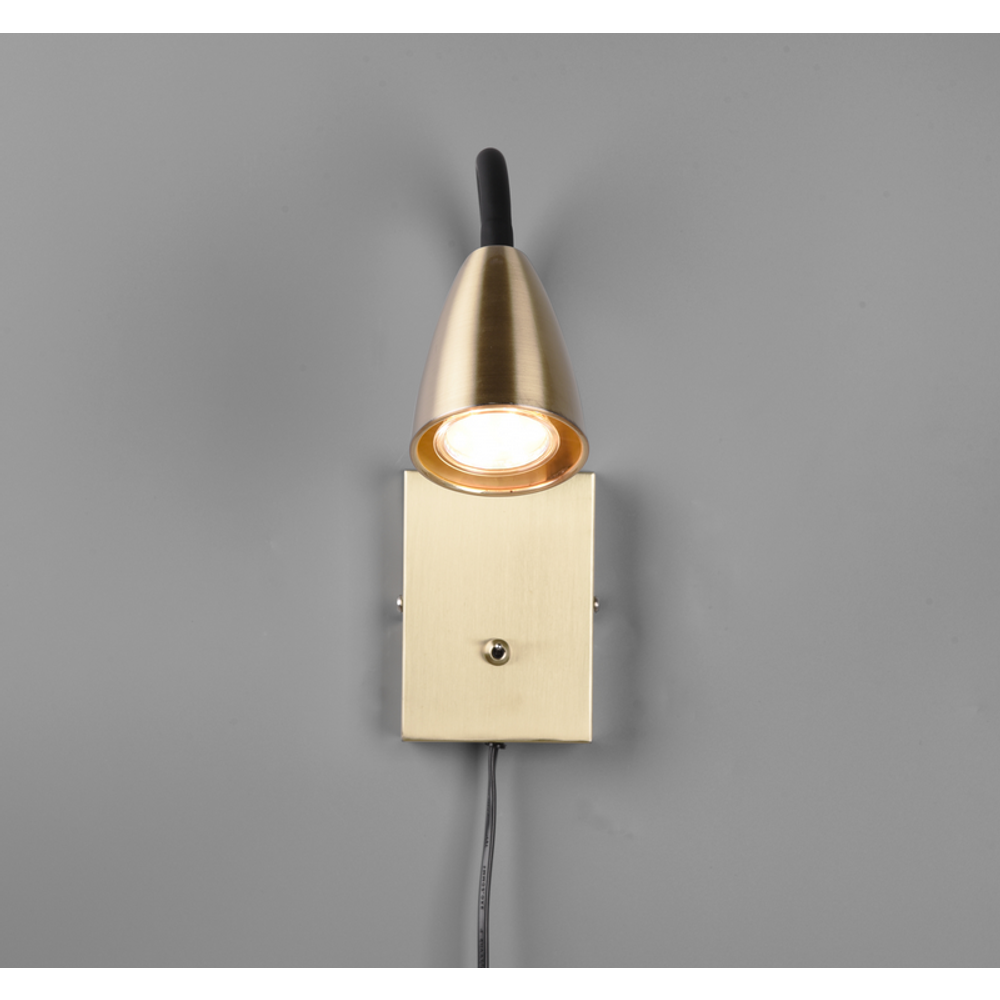 Wanda zidna lampa mat/mesing slika 3