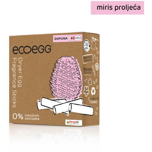 EcoEgg 3U1 Dopuna za eko jaja za sušilicu, 40 sušenja - Miris proljeća slika 1