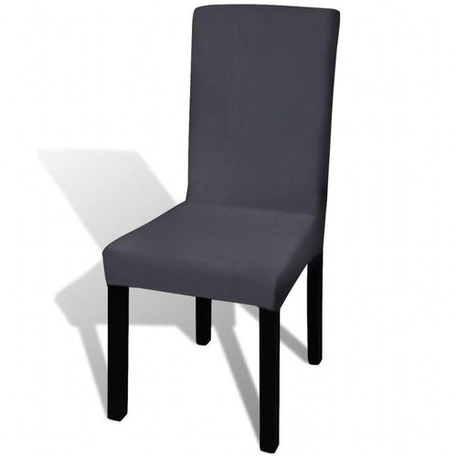 Rastezljive navlake za stolice 6 kom Antracit boja slika 5