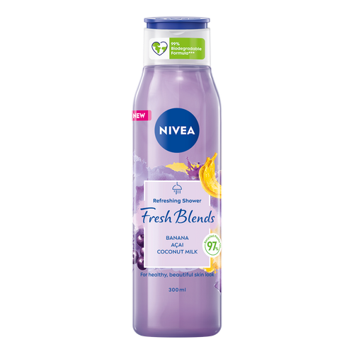 NIVEA Fresh Blends banana akai coconut gel za tuširanje 300ml slika 1