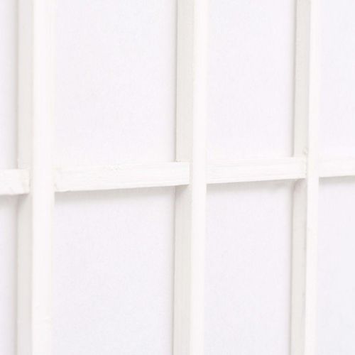 Sklopiva sobna pregrada s 3 panela u japanskom stilu 120x170 cm bijela slika 6