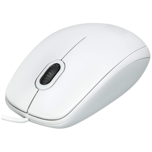 Logitech Miš optički, 800 dpi, 3 tipke, USB - B100 White