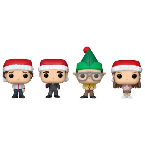 Pocket POP Set: 4 Figurice - The Office Holiday Tree slika 1