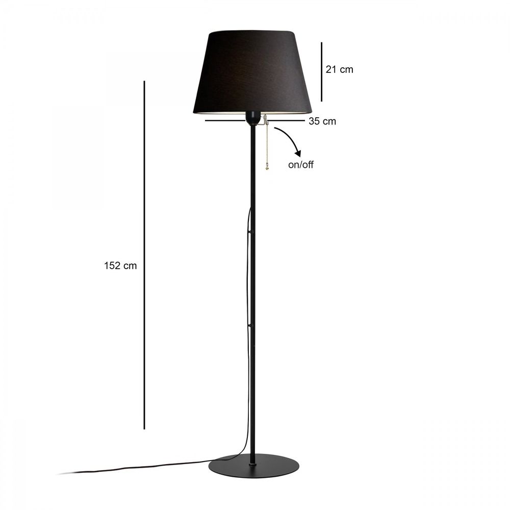 Podna Lampa 241564 - Crna slika 4