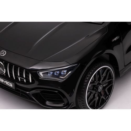Licencirani auto na akumulator Mercedes CLA 45s AMG 4x4 - crni/lakirani slika 7