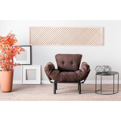 Atelier Del Sofa Fotelja, Smeđa, Nitta Single - Brown slika 2