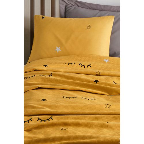 Dide - Yellow Yellow
Black Single Pique & Pillowcase Set slika 2