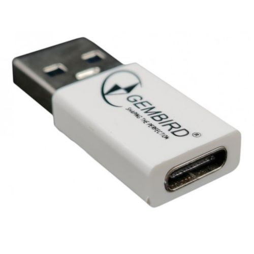 CCP-USB3-AMCM-0M** Gembird USB 3.1 AM to Type-C female adapter cable, White (Alt.A-USB3-AMCF-01, 79) slika 1