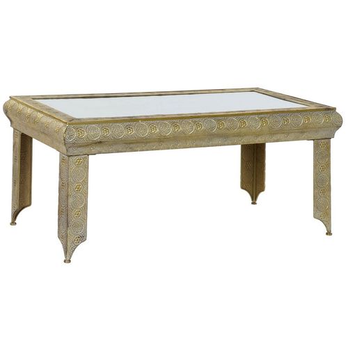 Pomoćni stolić DKD Home Decor Metal Ogledalo (105.5 x 55 x 45 cm) slika 1