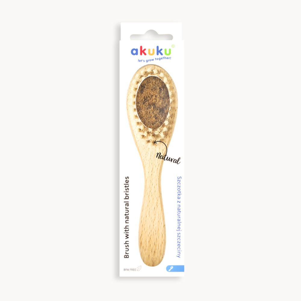 A0669 drvena četka prirodna slika 3