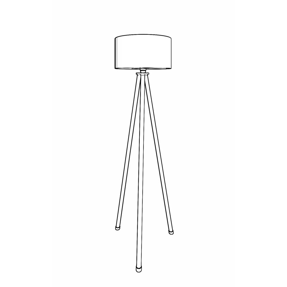 Podna Lampa KS-11101 u Boji: Krem i Crna slika 3