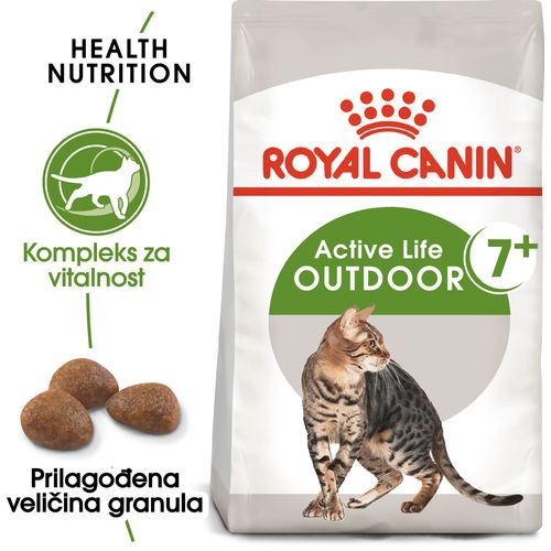 ROYAL CANIN FHN Outdoor +7, potpuna i uravnotežena hrana za mačke starije od 7-12 godina, za mačke koje često izlaze iz kuće i redovito su aktivne, 2 kg slika 6