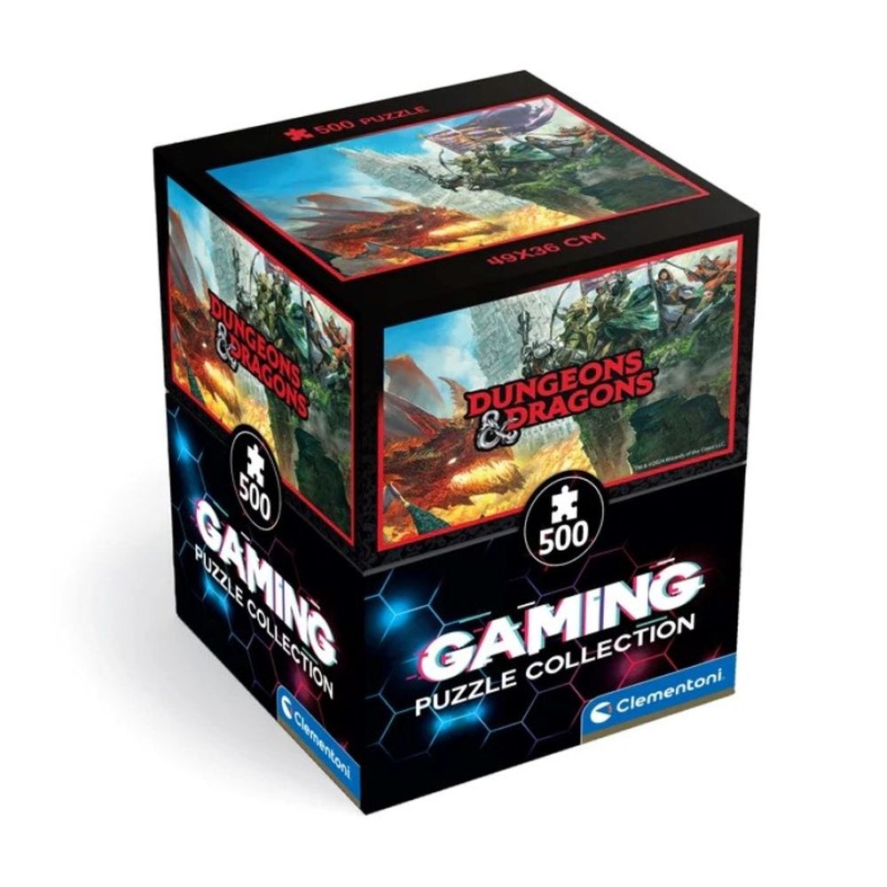 Clementoni CL35562 Puzzle 500 CUBEDUNGEONS & DRAGONS 2, 500kom slika 1