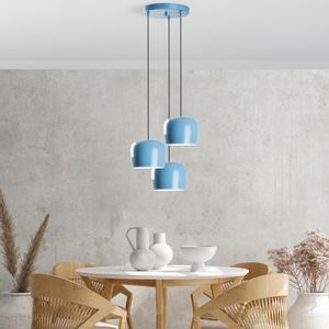 Yozgat - N - 1413 - Light Blue Light Blue Chandelier