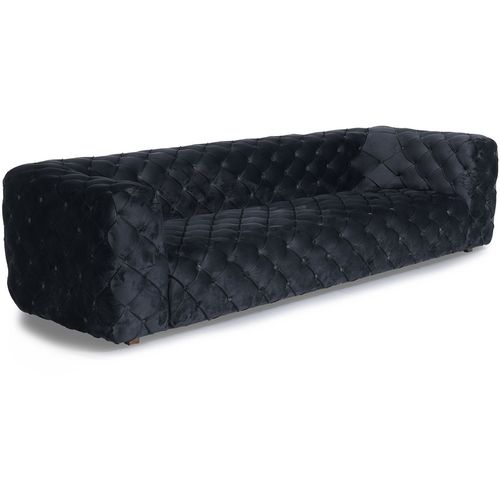 Zeus Black 4-Seat Sofa slika 5