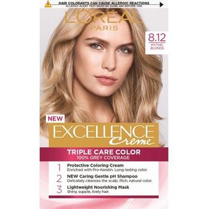 L'Oreal Excellence Farba Za Kosu 8.12 Prirodno Ledena Bež Plava