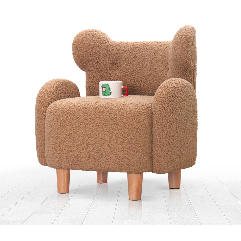 Juano Teddy - Smeđi Dječiji Wing Chair slika 7