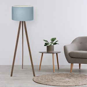 Podna Lampa AYD-2811 - Plava i Braon