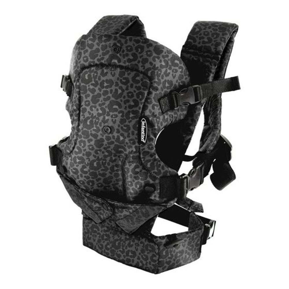 Infantino Ergonomska kengur nosiljka Flip Advanced 4U1 Leopard Black slika 1
