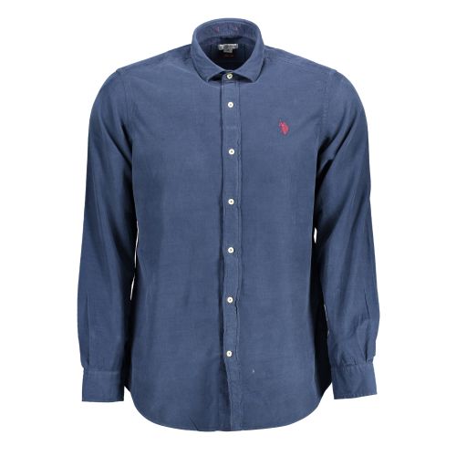 US POLO SHIRT LONG SLEEVE MAN BLUE slika 1