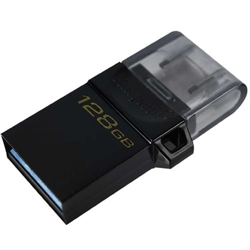 USB memorija KINGSTON DTDUO3G2 128GB microDuo 3.2 crna slika 1