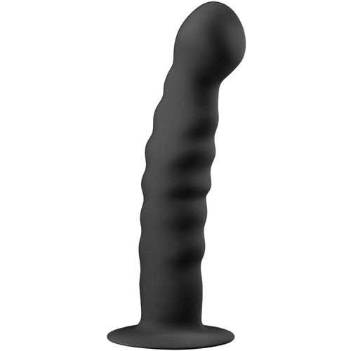 Silikonski Dildo - Crni slika 1