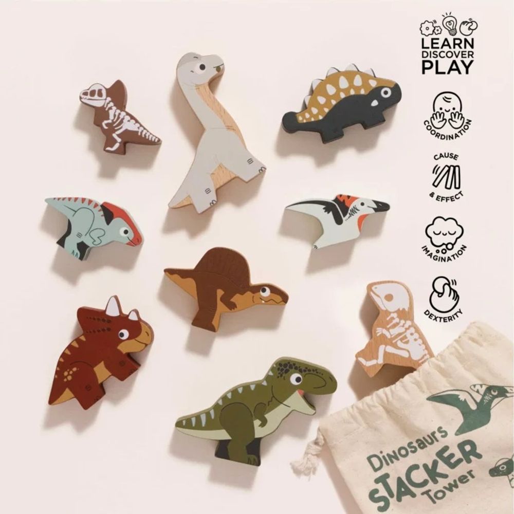 Le Toy Van Drveni set dinosaurusa Jurassic slika 3