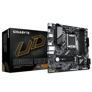 GIGABYTE B650M D3HP, DDR5, SATA3, USB3.2 Gen1, DP, 2.5GbE, AM5 mATX